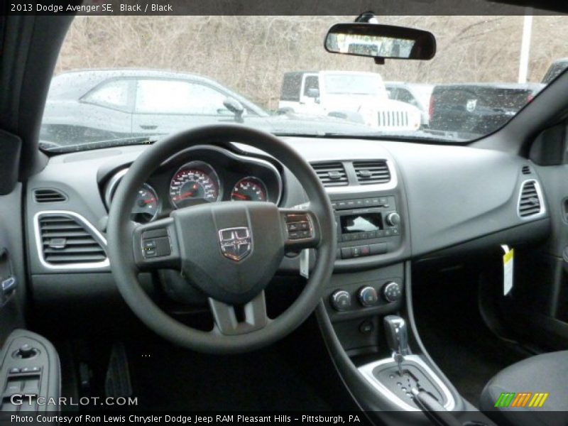 Black / Black 2013 Dodge Avenger SE