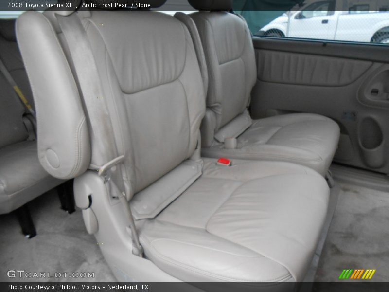 Rear Seat of 2008 Sienna XLE