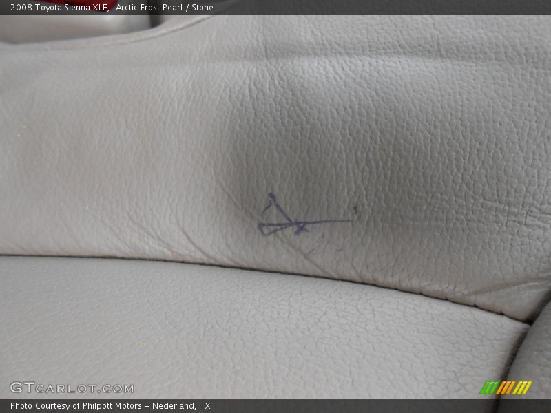Arctic Frost Pearl / Stone 2008 Toyota Sienna XLE