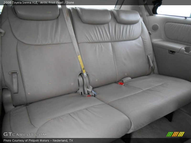 Rear Seat of 2008 Sienna XLE