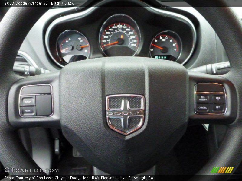 Black / Black 2013 Dodge Avenger SE