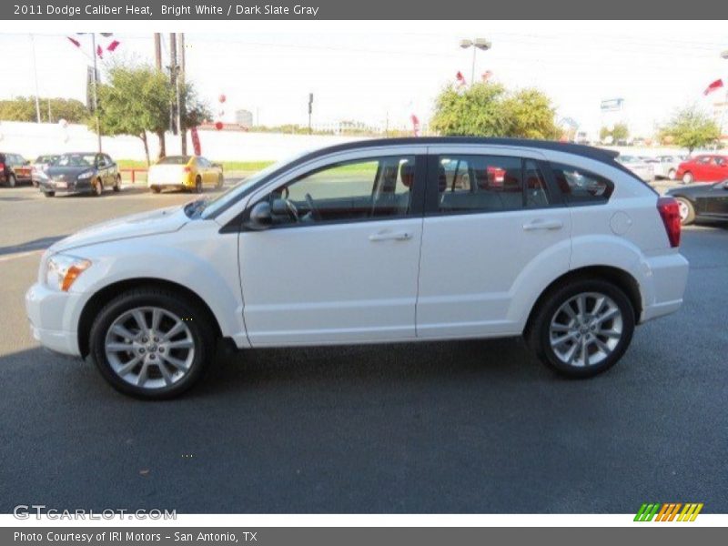 Bright White / Dark Slate Gray 2011 Dodge Caliber Heat