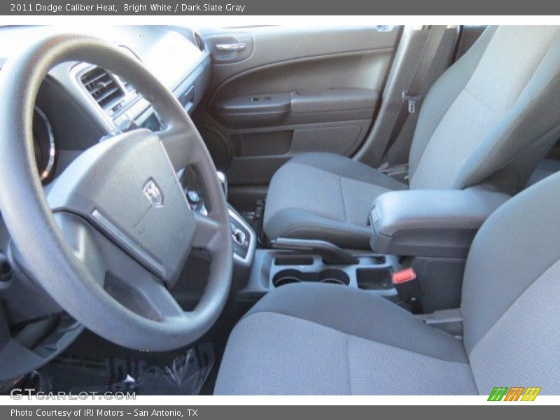 Bright White / Dark Slate Gray 2011 Dodge Caliber Heat