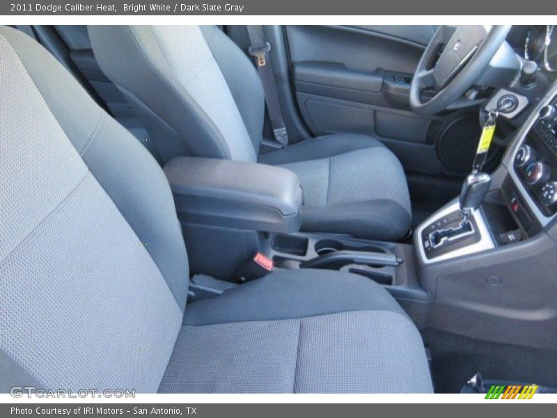 Bright White / Dark Slate Gray 2011 Dodge Caliber Heat