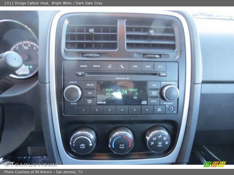 Bright White / Dark Slate Gray 2011 Dodge Caliber Heat