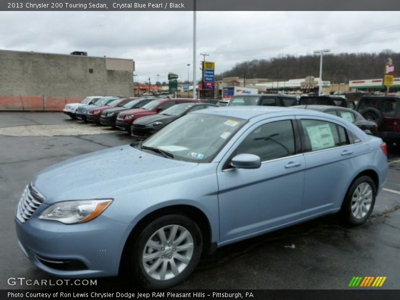 Crystal Blue Pearl / Black 2013 Chrysler 200 Touring Sedan