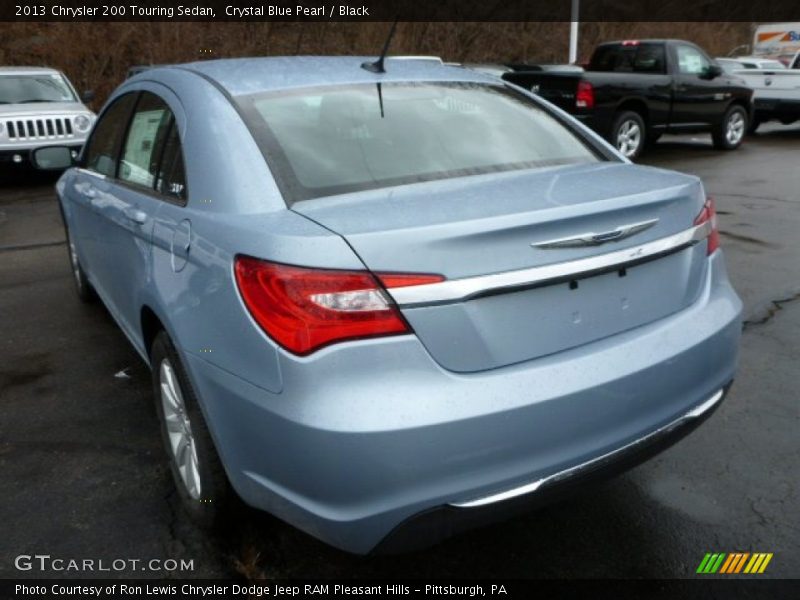 Crystal Blue Pearl / Black 2013 Chrysler 200 Touring Sedan