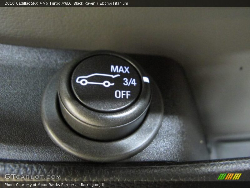 Controls of 2010 SRX 4 V6 Turbo AWD