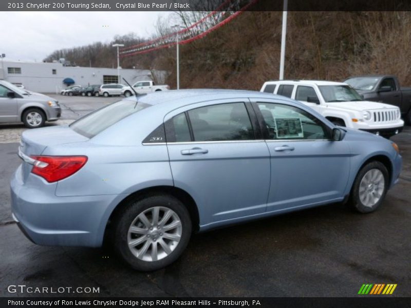 Crystal Blue Pearl / Black 2013 Chrysler 200 Touring Sedan