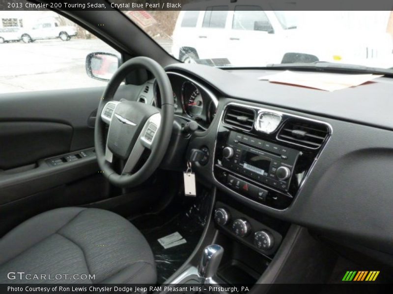 Crystal Blue Pearl / Black 2013 Chrysler 200 Touring Sedan