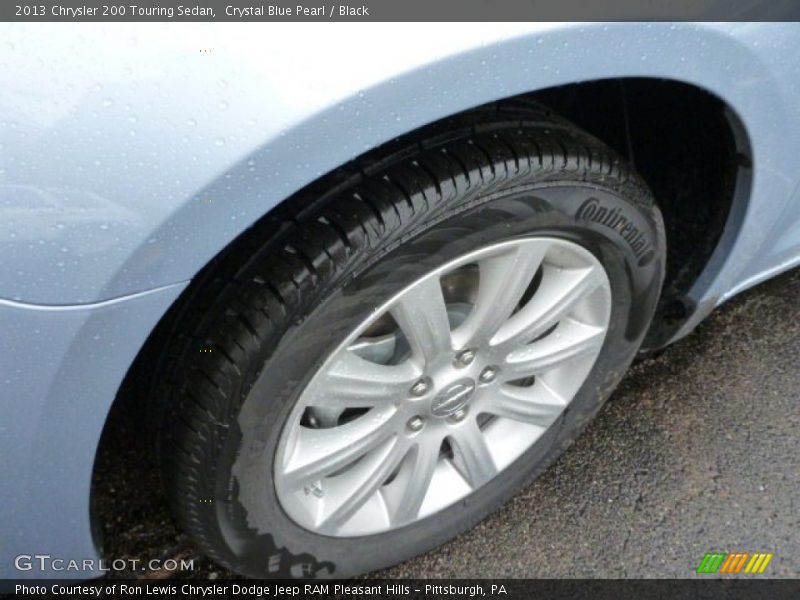 Crystal Blue Pearl / Black 2013 Chrysler 200 Touring Sedan