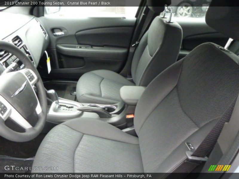 Crystal Blue Pearl / Black 2013 Chrysler 200 Touring Sedan