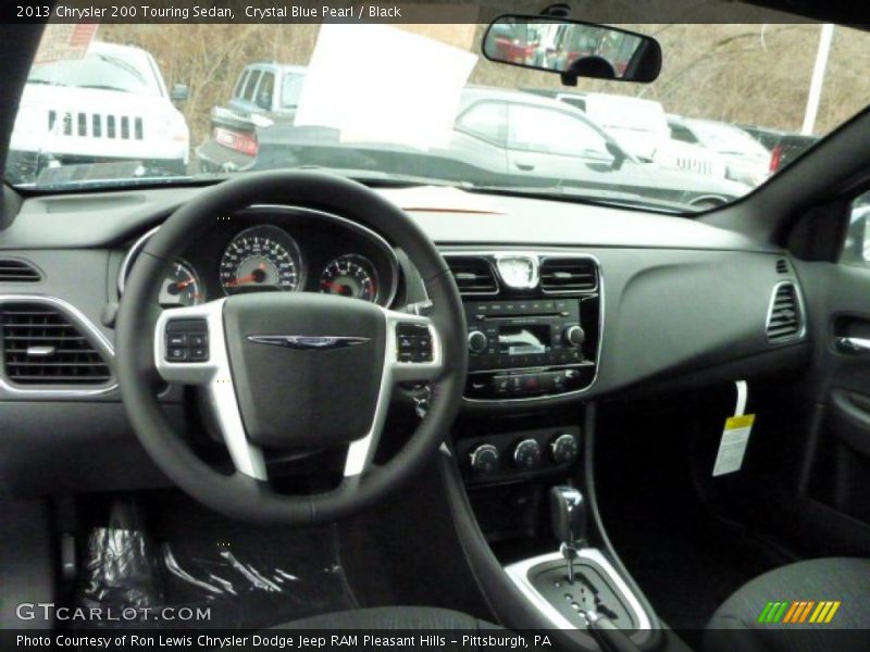 Crystal Blue Pearl / Black 2013 Chrysler 200 Touring Sedan