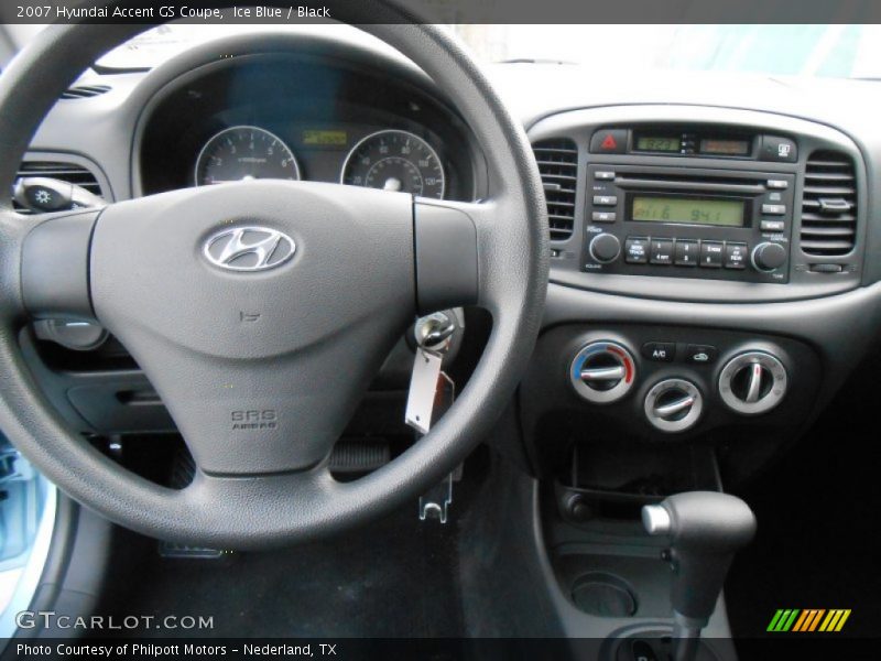 Dashboard of 2007 Accent GS Coupe