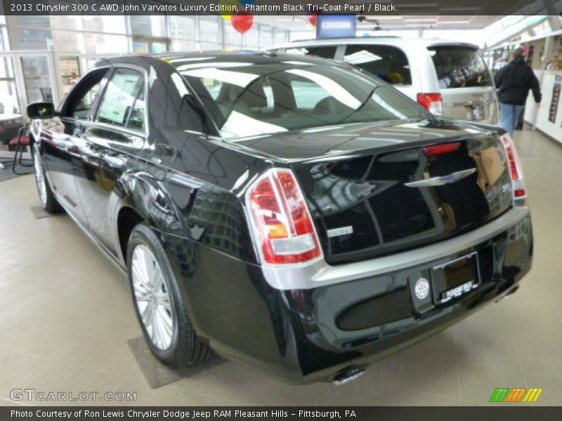 Phantom Black Tri-Coat Pearl / Black 2013 Chrysler 300 C AWD John Varvatos Luxury Edition