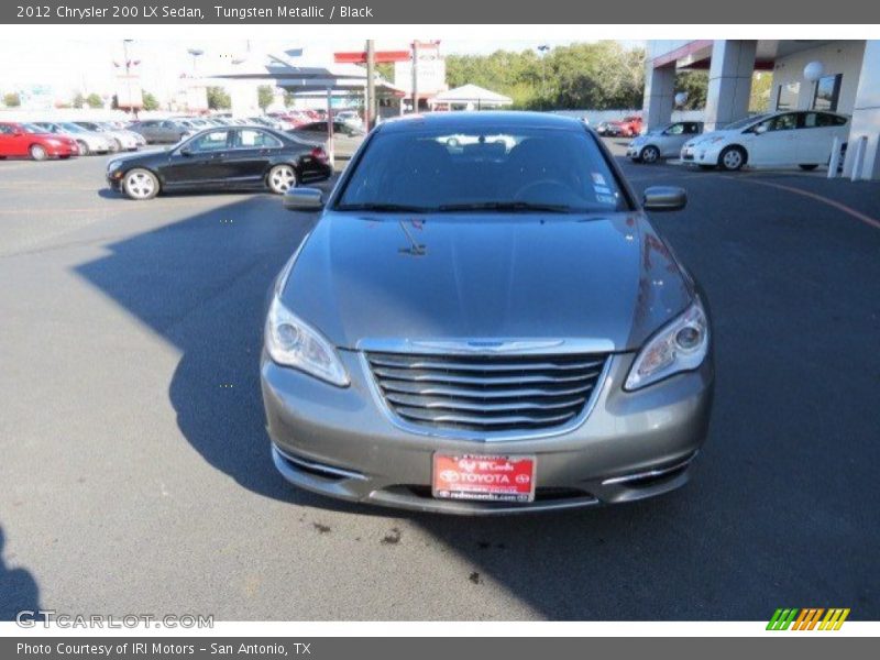 Tungsten Metallic / Black 2012 Chrysler 200 LX Sedan