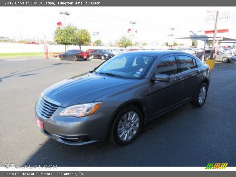 Tungsten Metallic / Black 2012 Chrysler 200 LX Sedan