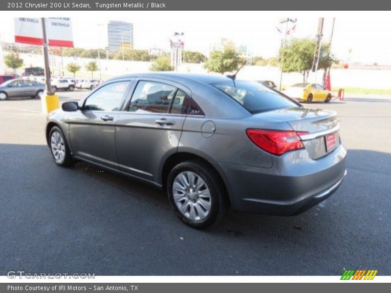 Tungsten Metallic / Black 2012 Chrysler 200 LX Sedan