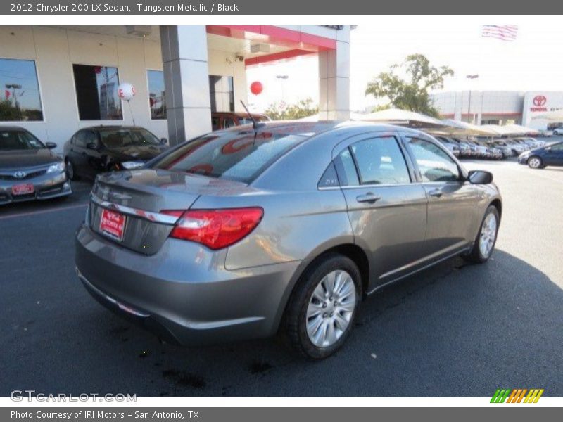 Tungsten Metallic / Black 2012 Chrysler 200 LX Sedan