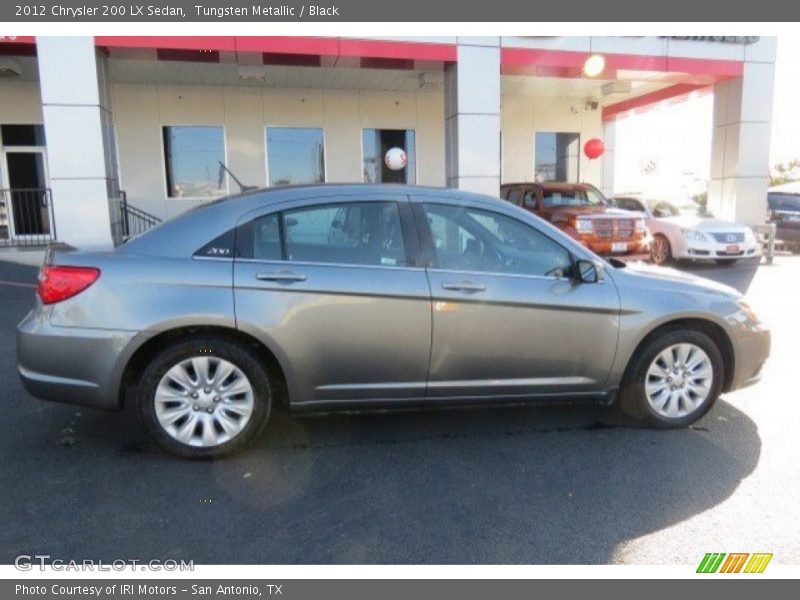 Tungsten Metallic / Black 2012 Chrysler 200 LX Sedan