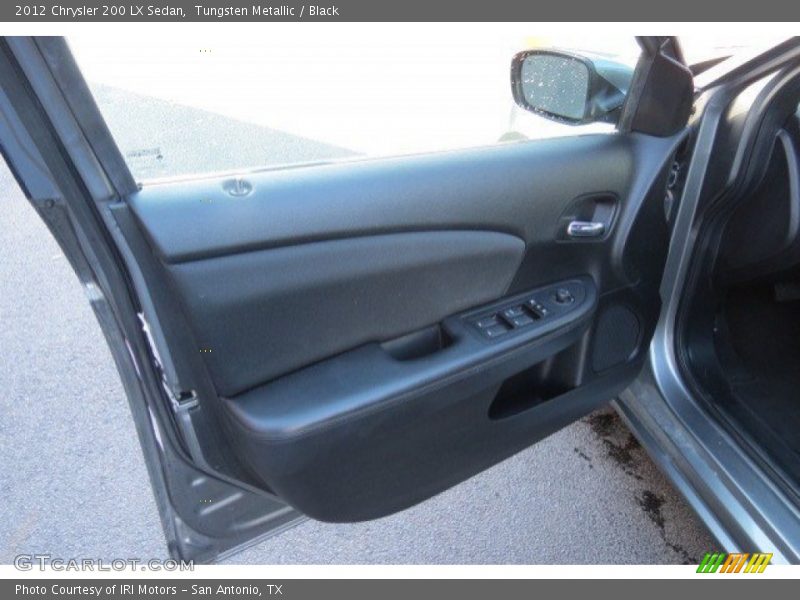 Tungsten Metallic / Black 2012 Chrysler 200 LX Sedan
