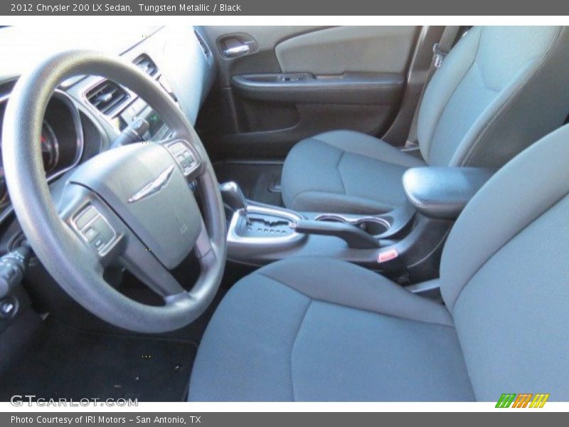 Tungsten Metallic / Black 2012 Chrysler 200 LX Sedan