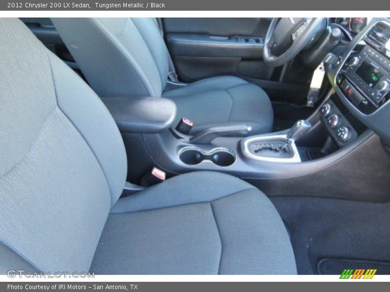 Tungsten Metallic / Black 2012 Chrysler 200 LX Sedan