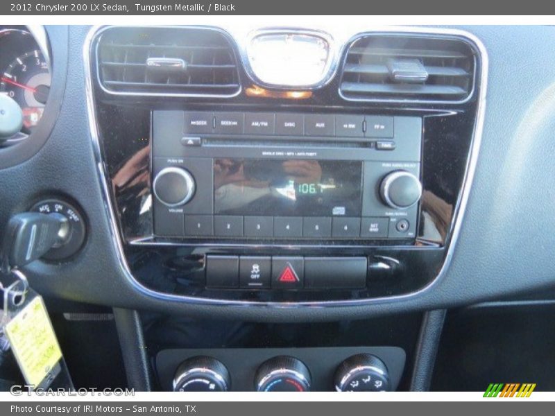 Tungsten Metallic / Black 2012 Chrysler 200 LX Sedan