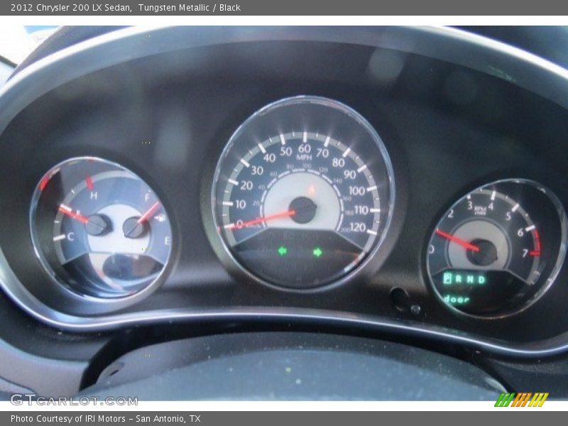 Tungsten Metallic / Black 2012 Chrysler 200 LX Sedan