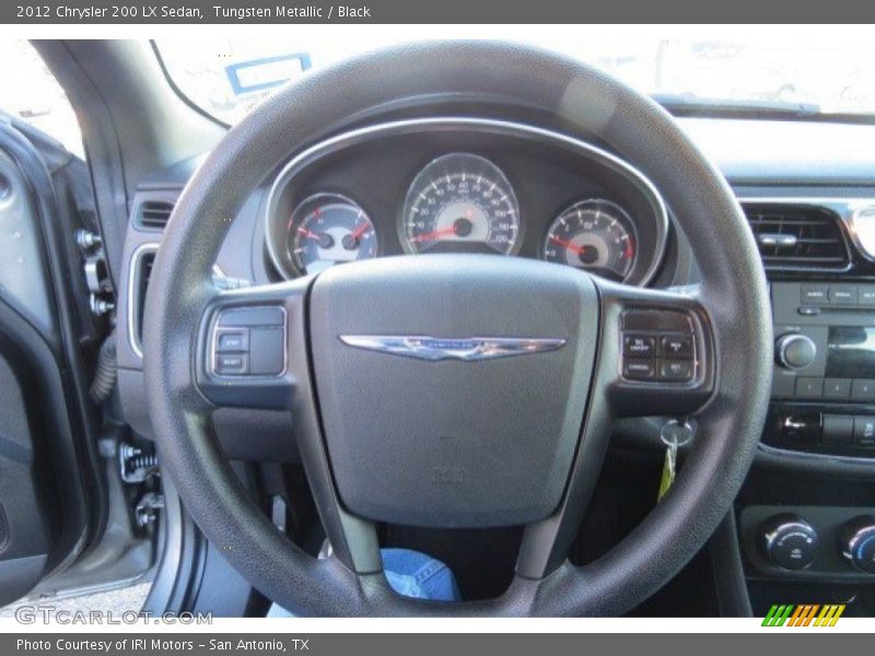 Tungsten Metallic / Black 2012 Chrysler 200 LX Sedan