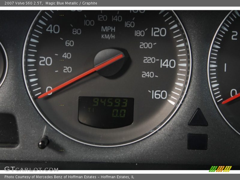 Magic Blue Metallic / Graphite 2007 Volvo S60 2.5T