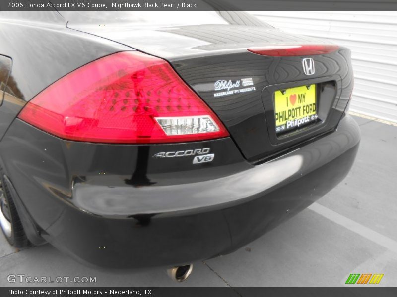 Nighthawk Black Pearl / Black 2006 Honda Accord EX V6 Coupe