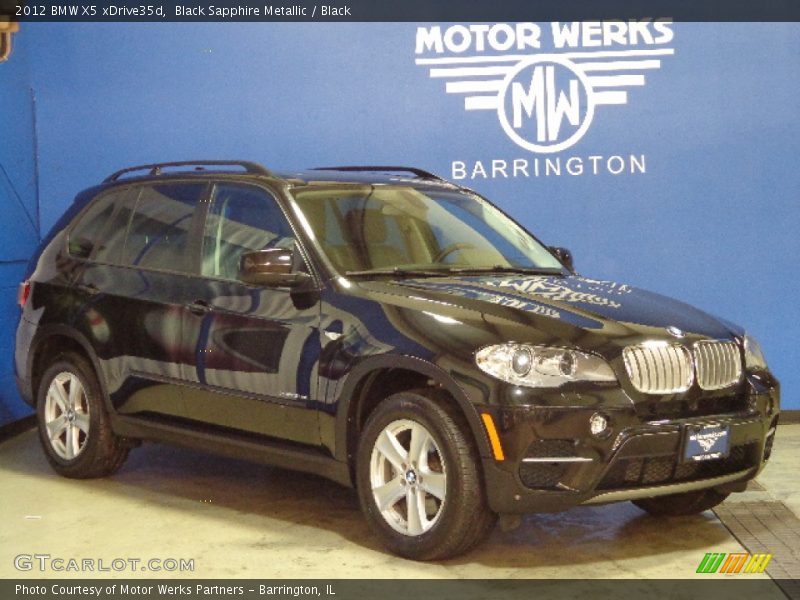 Black Sapphire Metallic / Black 2012 BMW X5 xDrive35d