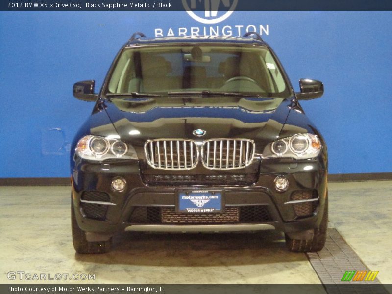 Black Sapphire Metallic / Black 2012 BMW X5 xDrive35d