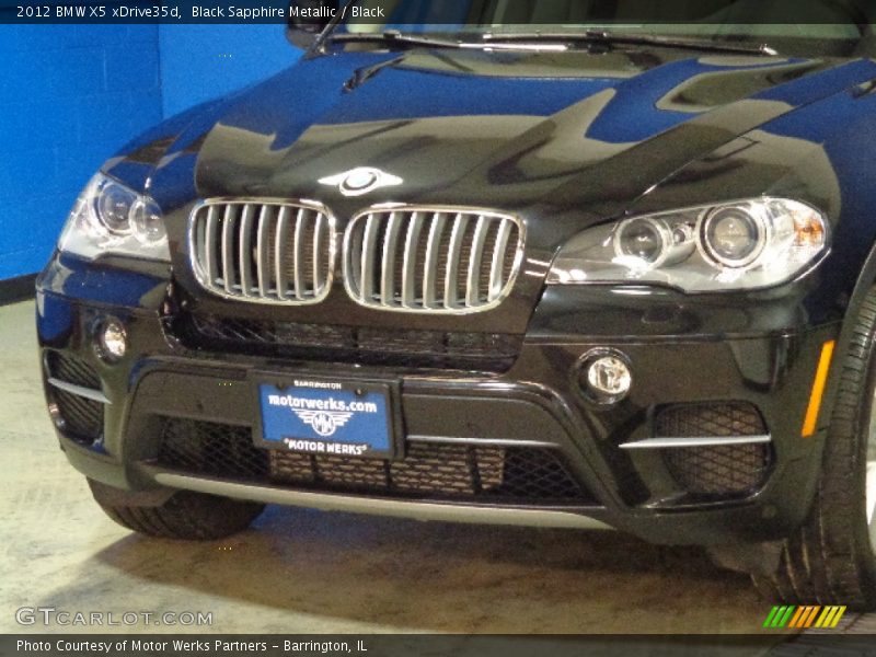Black Sapphire Metallic / Black 2012 BMW X5 xDrive35d