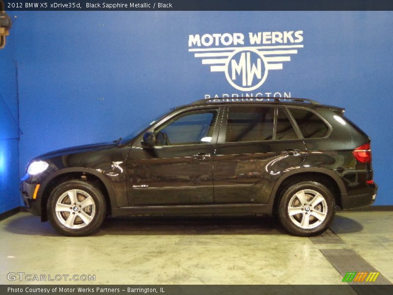 Black Sapphire Metallic / Black 2012 BMW X5 xDrive35d