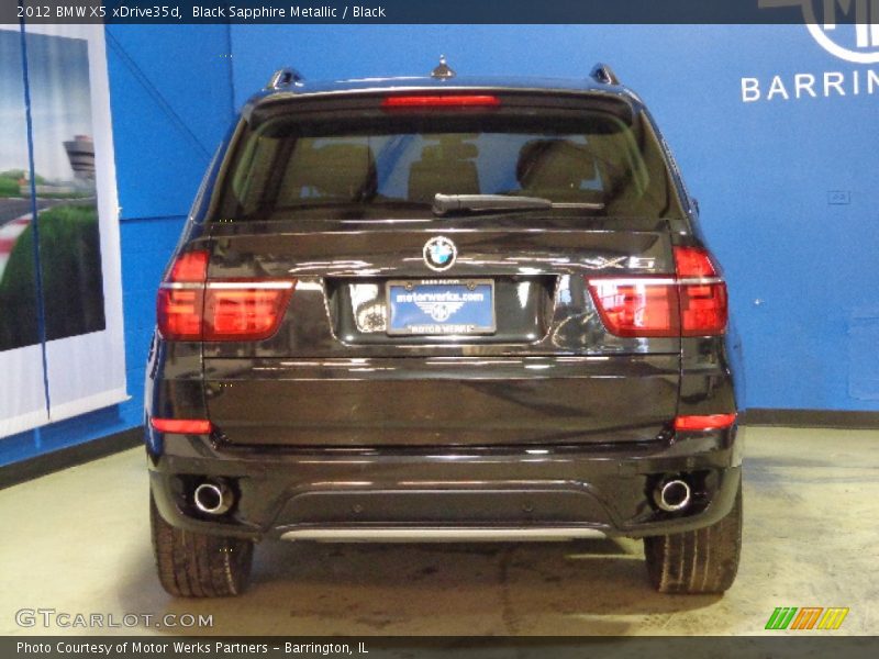 Black Sapphire Metallic / Black 2012 BMW X5 xDrive35d