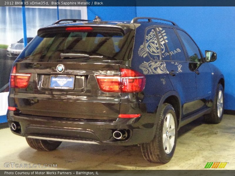 Black Sapphire Metallic / Black 2012 BMW X5 xDrive35d
