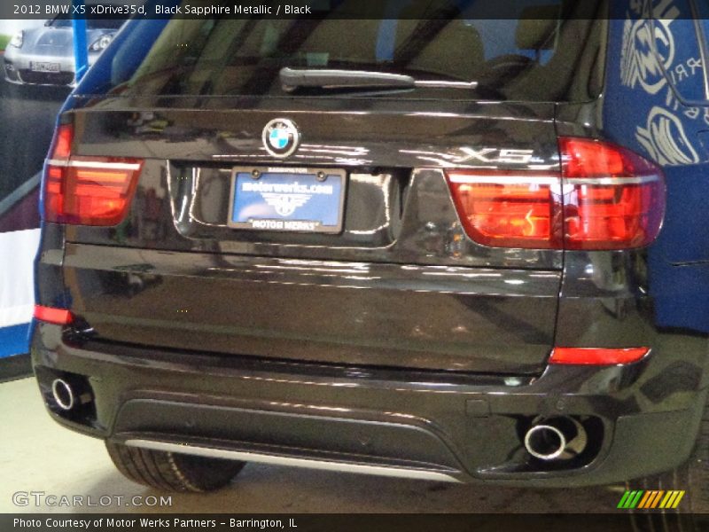 Black Sapphire Metallic / Black 2012 BMW X5 xDrive35d