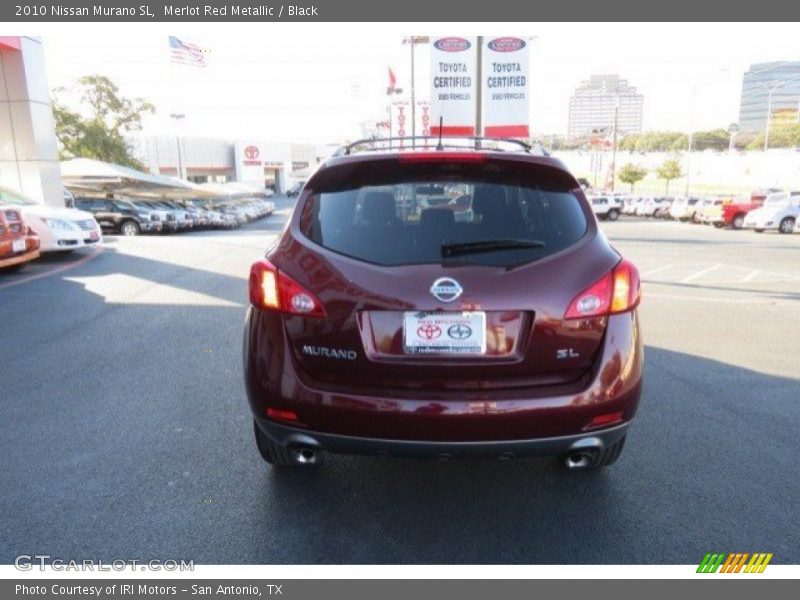 Merlot Red Metallic / Black 2010 Nissan Murano SL