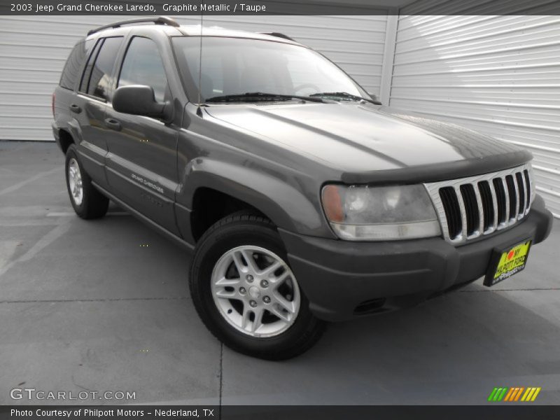 Graphite Metallic / Taupe 2003 Jeep Grand Cherokee Laredo