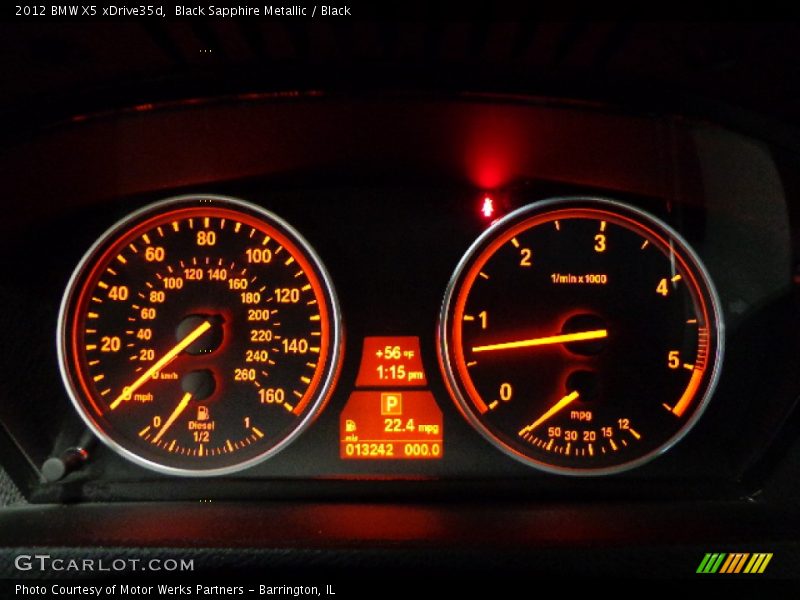 Black Sapphire Metallic / Black 2012 BMW X5 xDrive35d