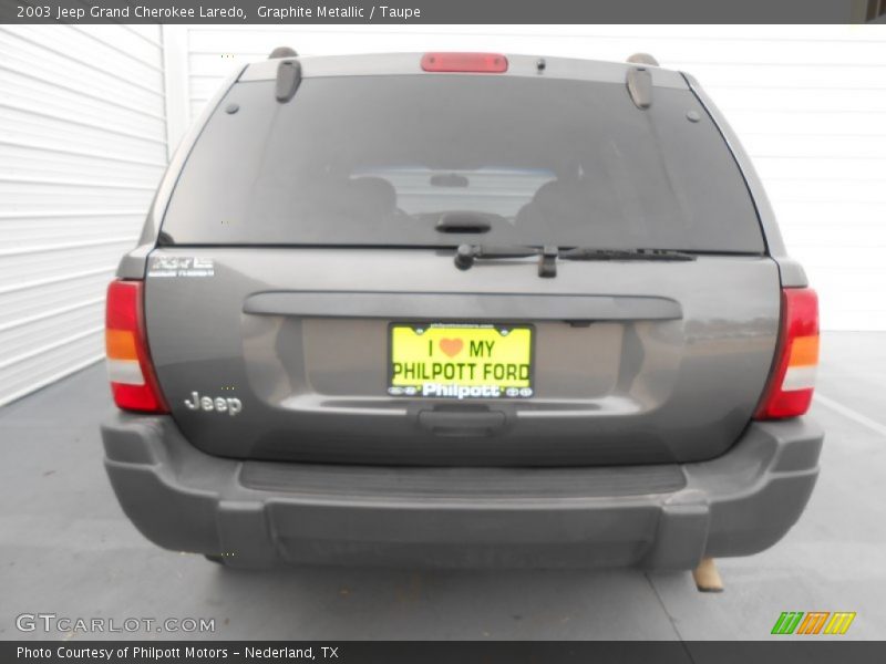 Graphite Metallic / Taupe 2003 Jeep Grand Cherokee Laredo