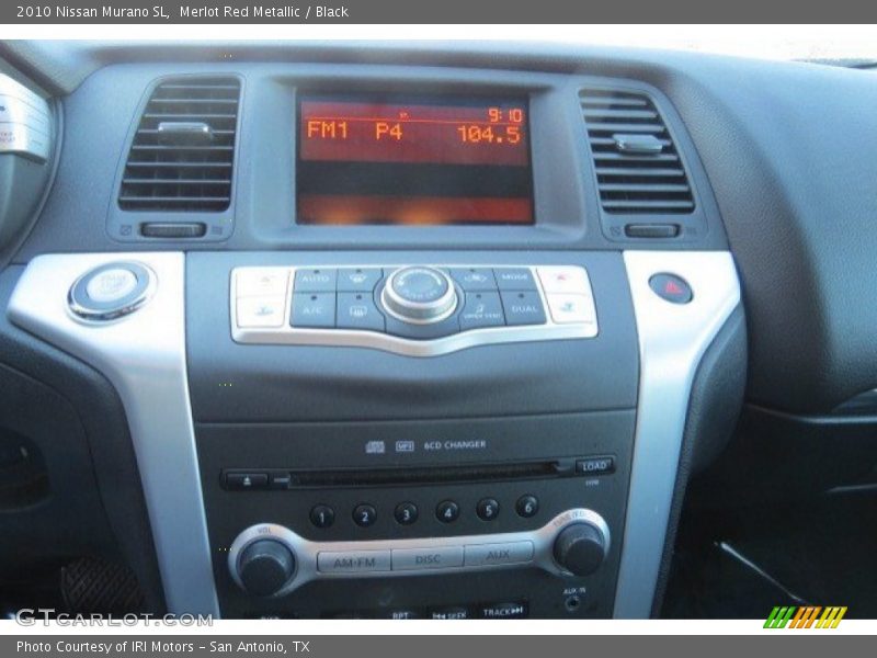Merlot Red Metallic / Black 2010 Nissan Murano SL