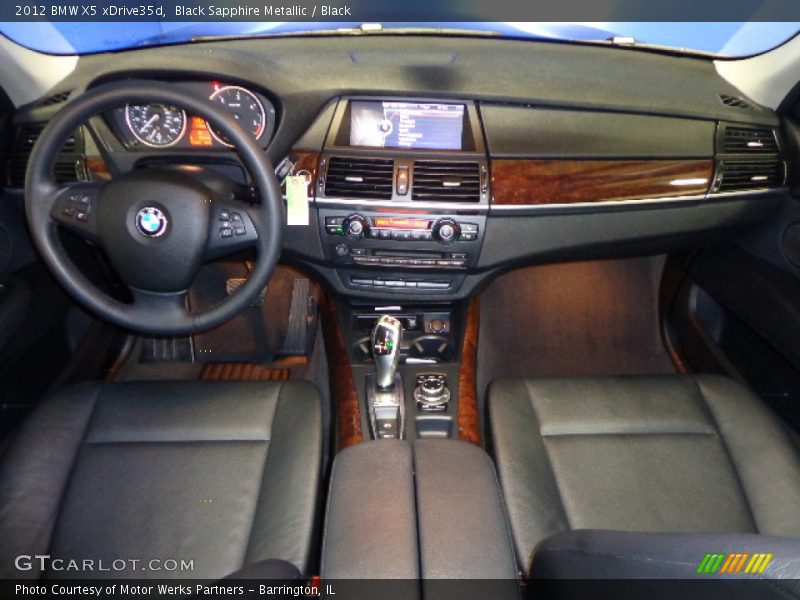 Black Sapphire Metallic / Black 2012 BMW X5 xDrive35d