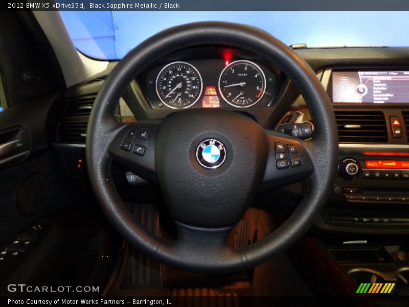 Black Sapphire Metallic / Black 2012 BMW X5 xDrive35d