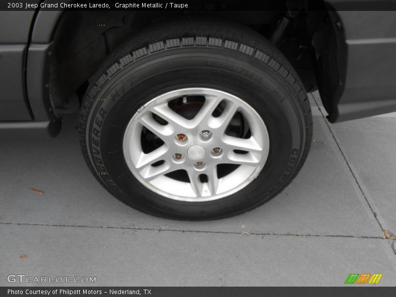 Graphite Metallic / Taupe 2003 Jeep Grand Cherokee Laredo