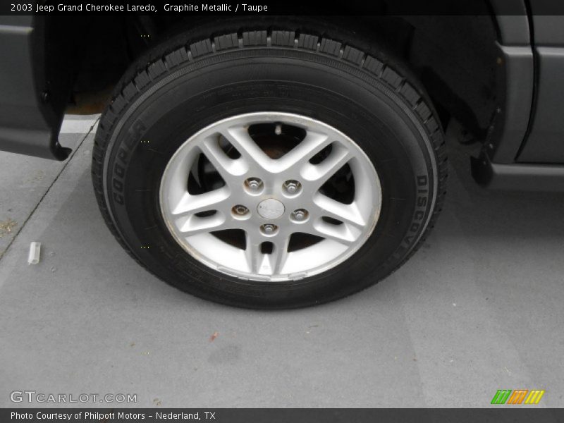 Graphite Metallic / Taupe 2003 Jeep Grand Cherokee Laredo