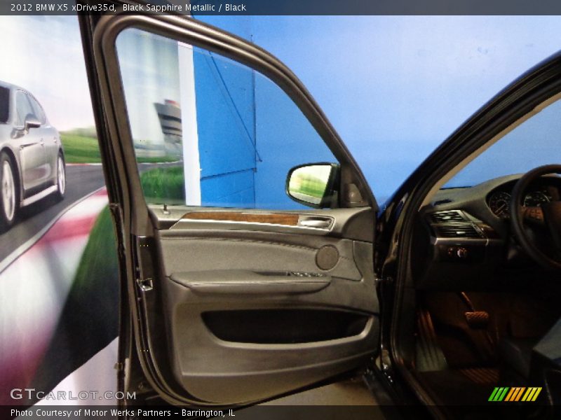 Black Sapphire Metallic / Black 2012 BMW X5 xDrive35d