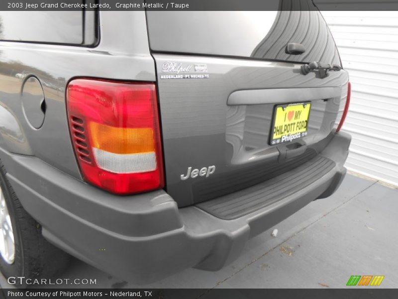 Graphite Metallic / Taupe 2003 Jeep Grand Cherokee Laredo